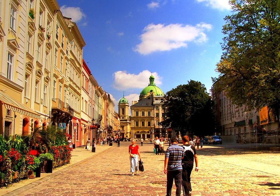 Romantic Apartment On Rynok Square With Air-Conditioning 리비프 외부 사진